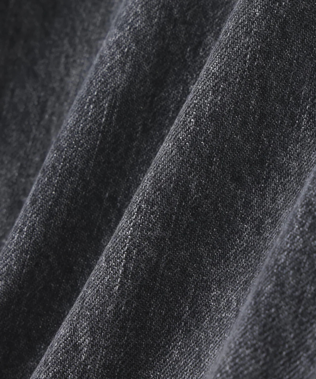 DENIM CUT-OUT PANTS (BLACK)