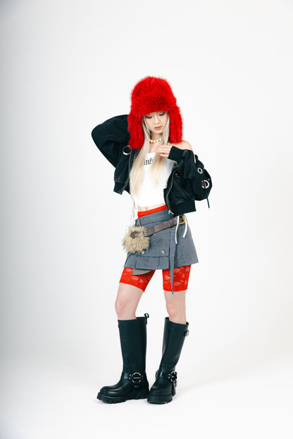 EYELET HOOODIE (BLACK)