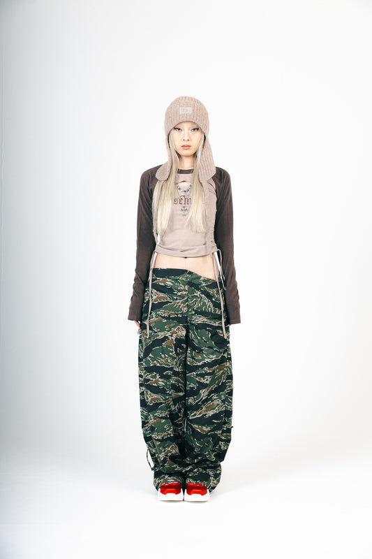 3WAY DESIGN TOPS (BROWN)