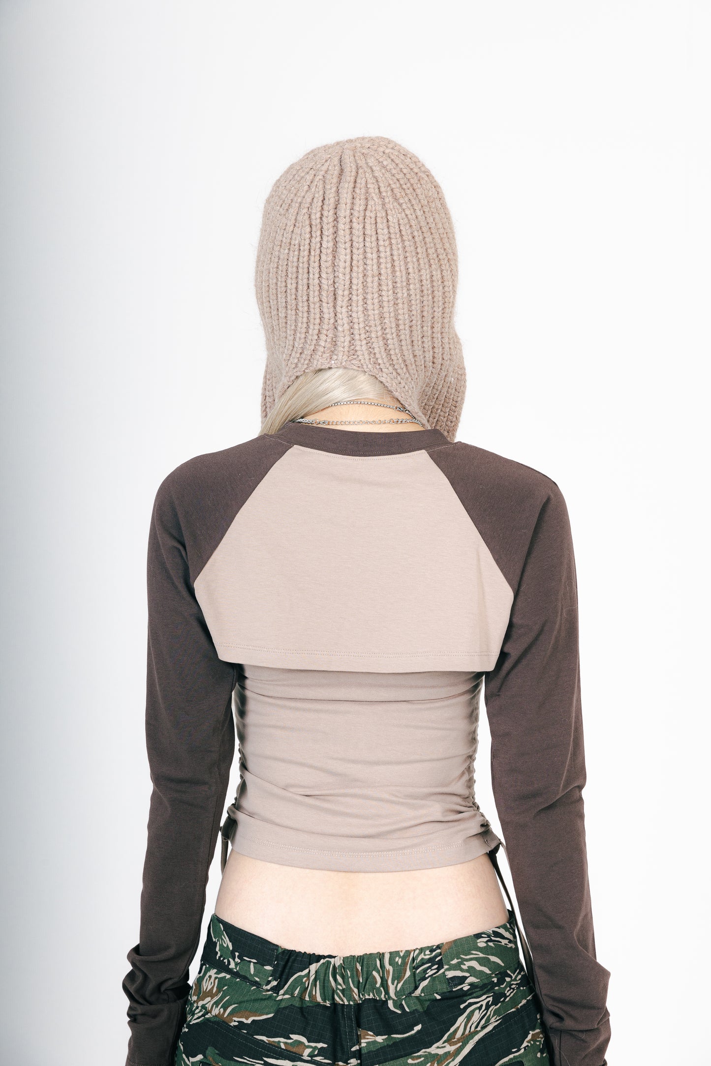 3WAY DESIGN TOPS (BROWN)