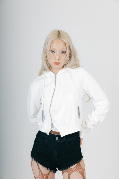 WAVE ZIP PARKA (WHITE)