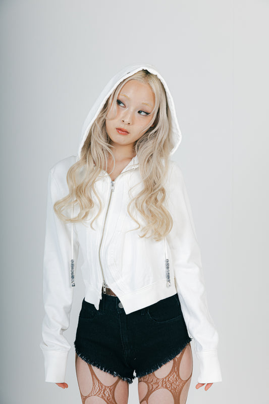 WAVE ZIP PARKA (WHITE)