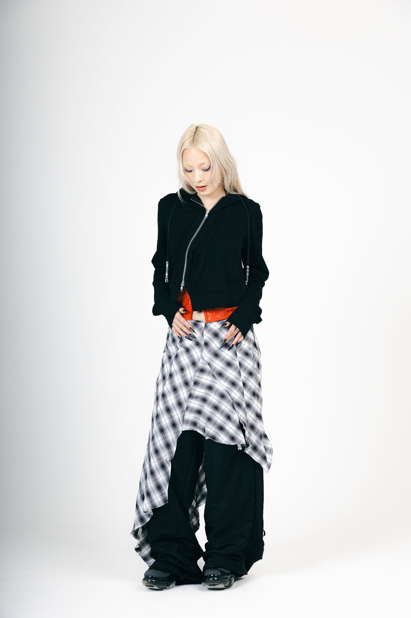 WAVE ZIP PARKA (BLACK)