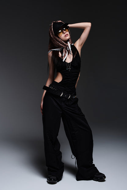 CAMI BODY SUIT（BLACK）