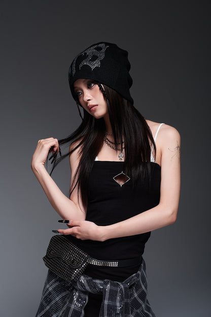 BUST POINT FIT DRESS (BLACK)