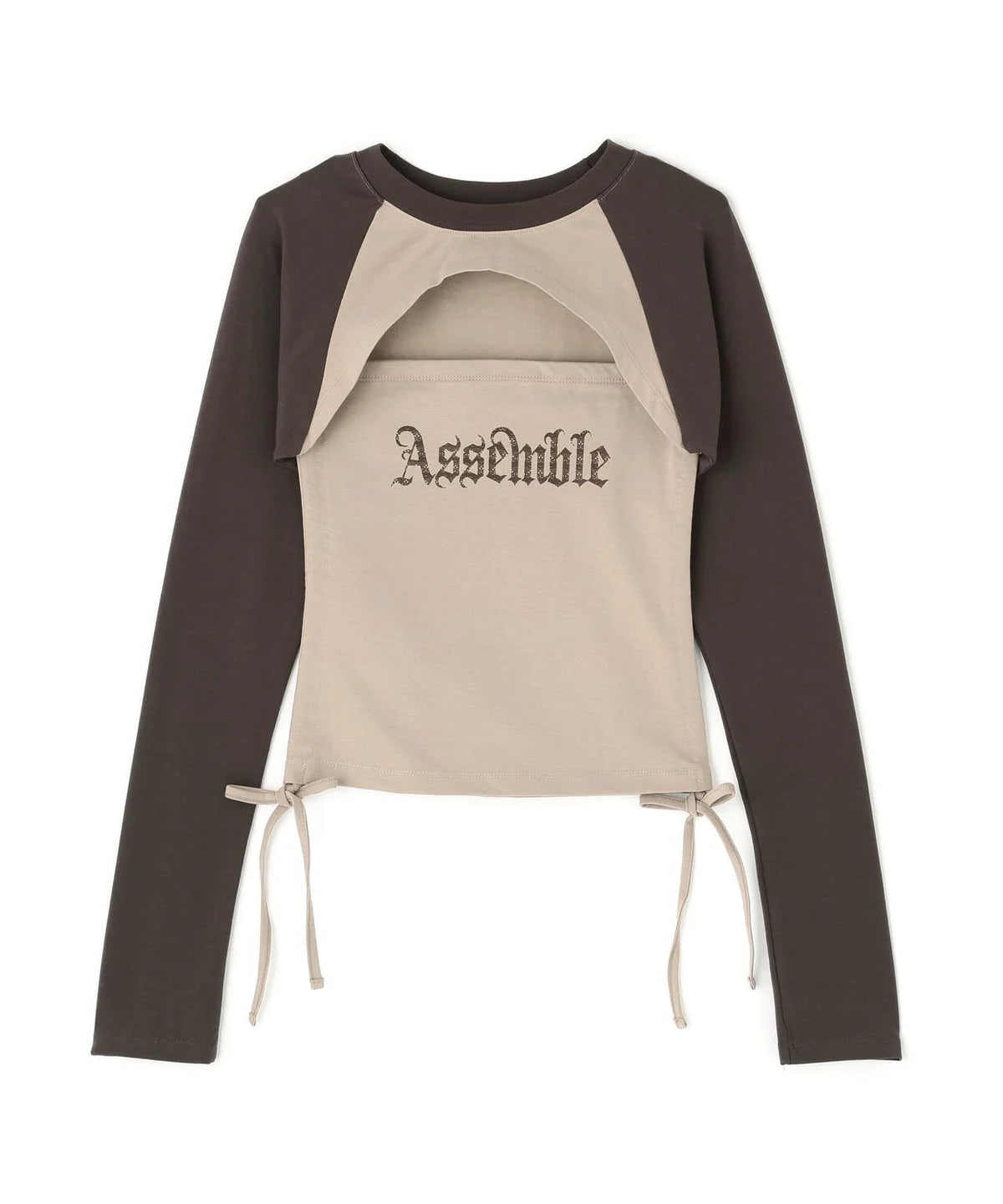 3WAY DESIGN TOPS (BROWN)