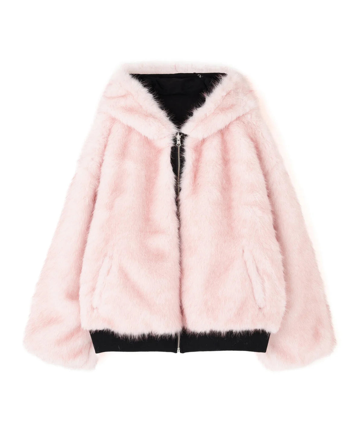 REVERSIBLE FUR BLOUSON (BLACK)
