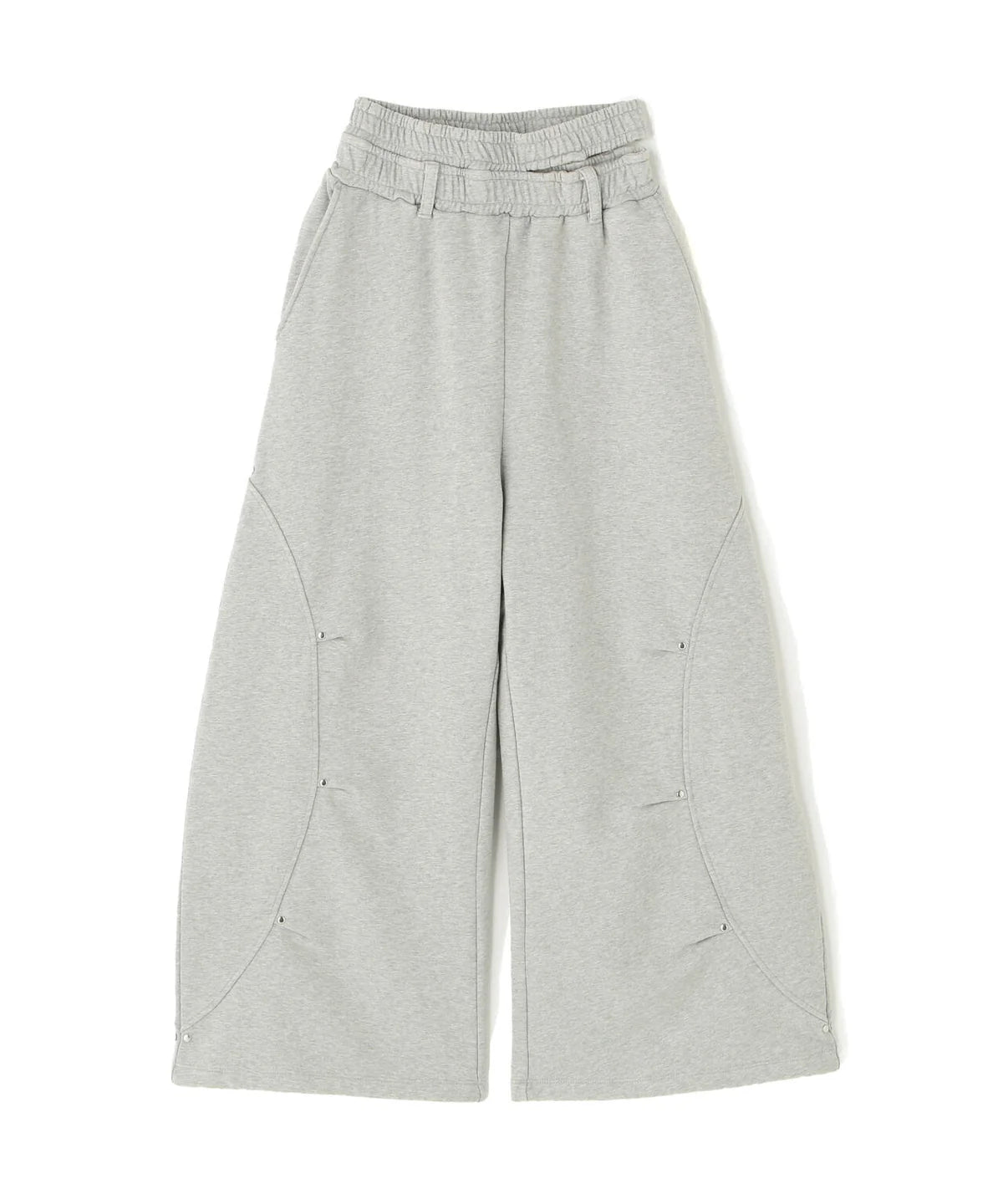 Eyelet Tuck Sweat Pants (gray)
