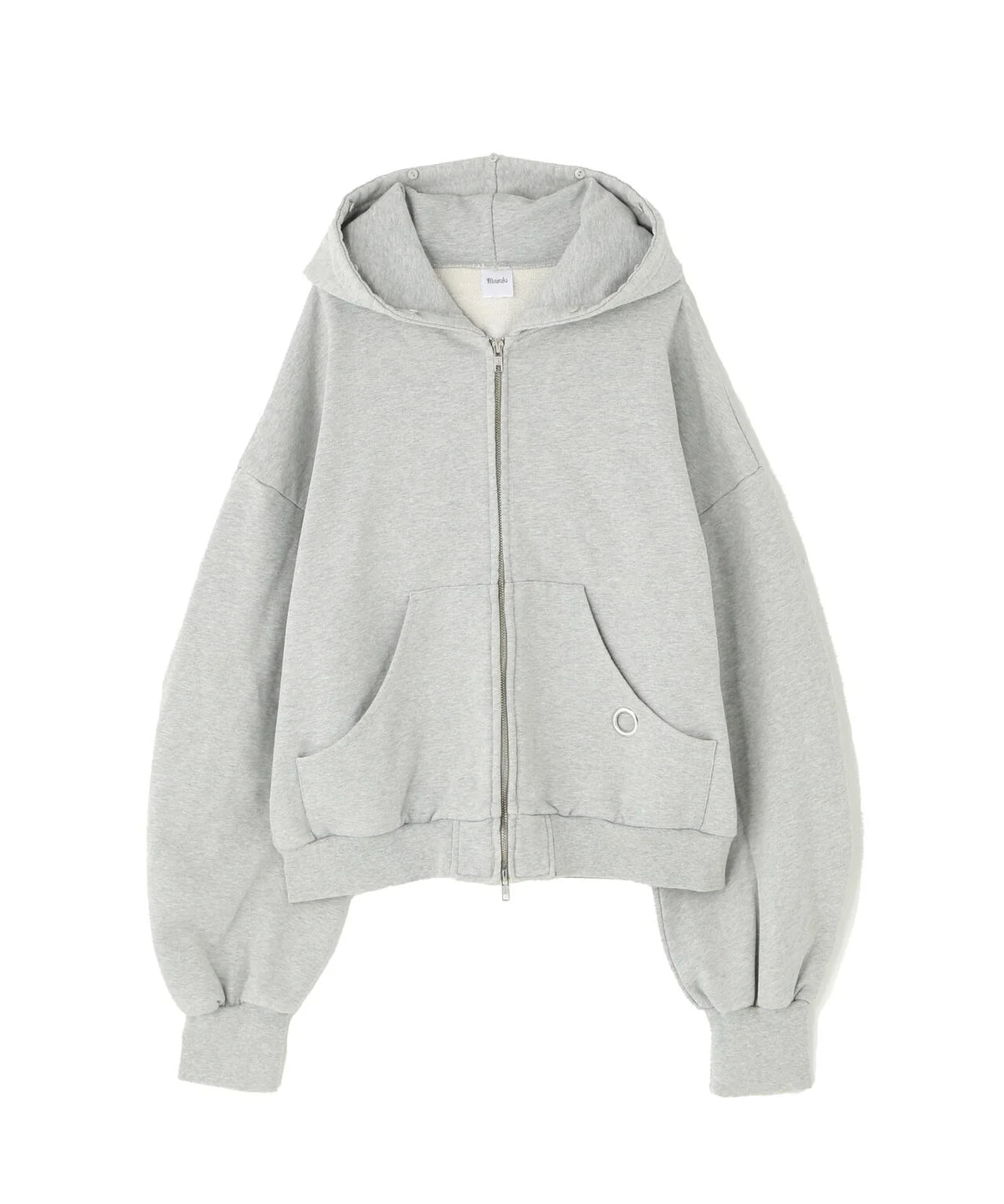Faux Muffler Hoodie(gray)