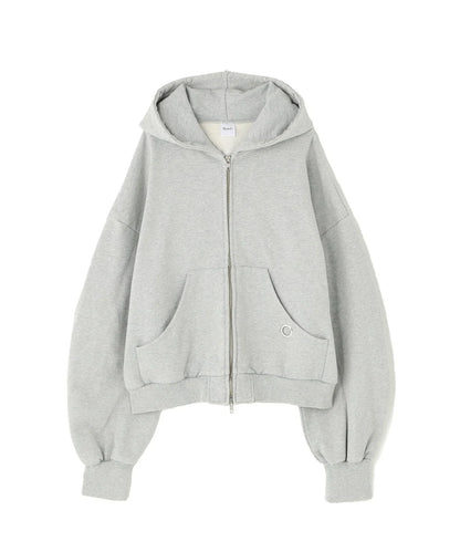 Faux Muffler Hoodie(gray)