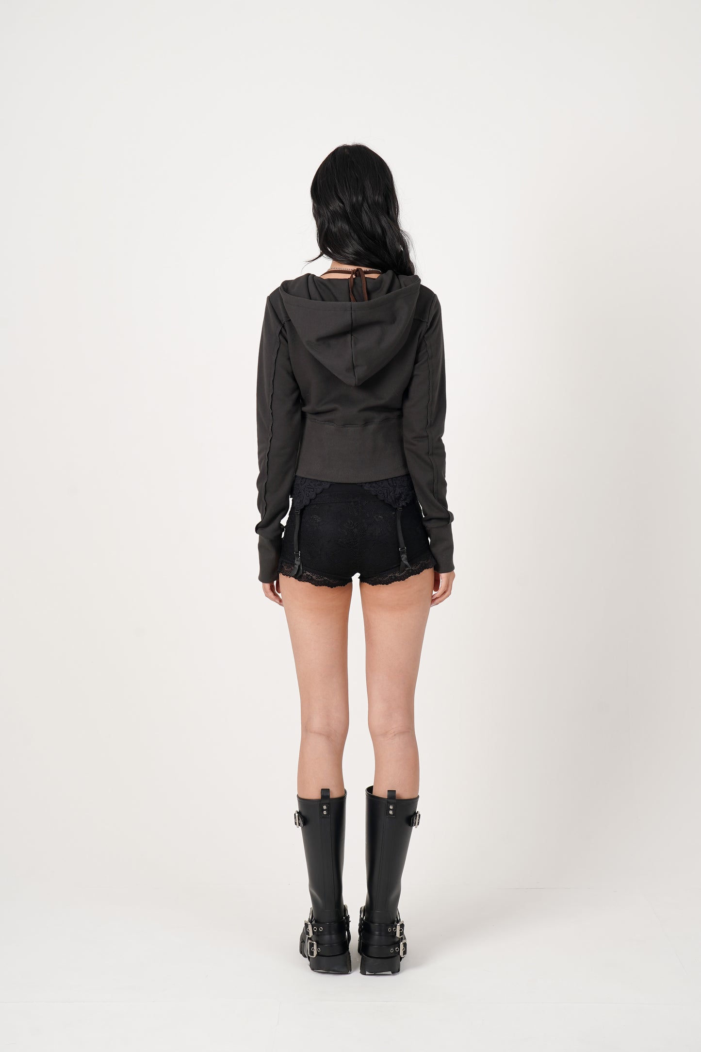 Lingerie docking Hoodie（black）