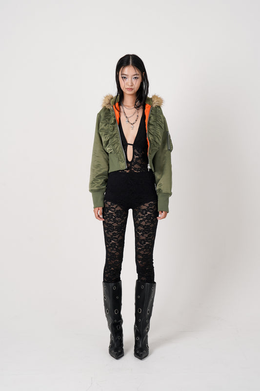 Design Rib N-2B Jacket (khaki)