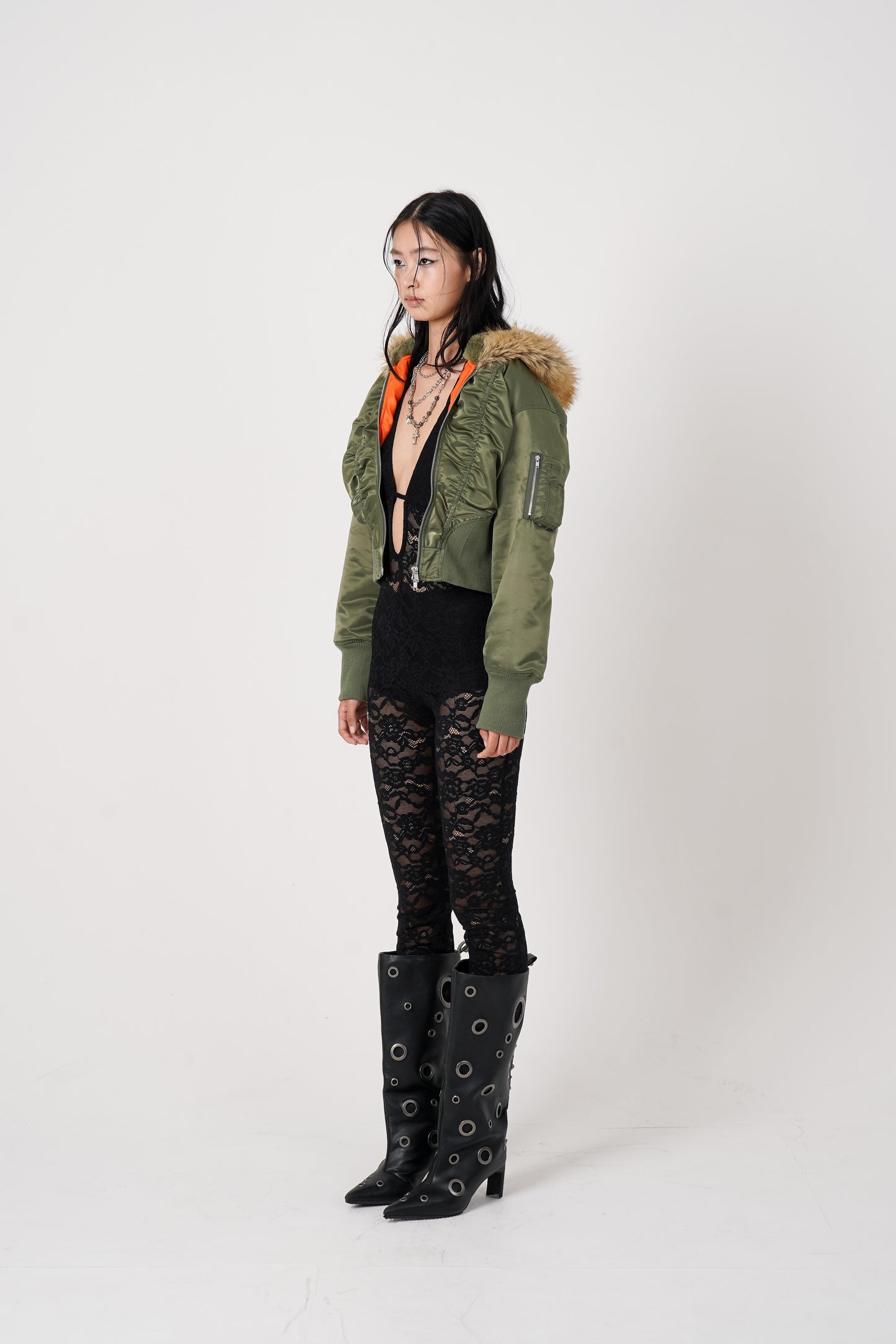 Design Rib N-2B Jacket (khaki)