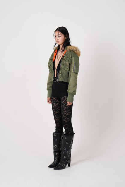 Design Rib N-2B Jacket (khaki)