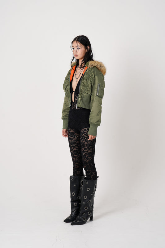 Design Rib N-2B Jacket (khaki)
