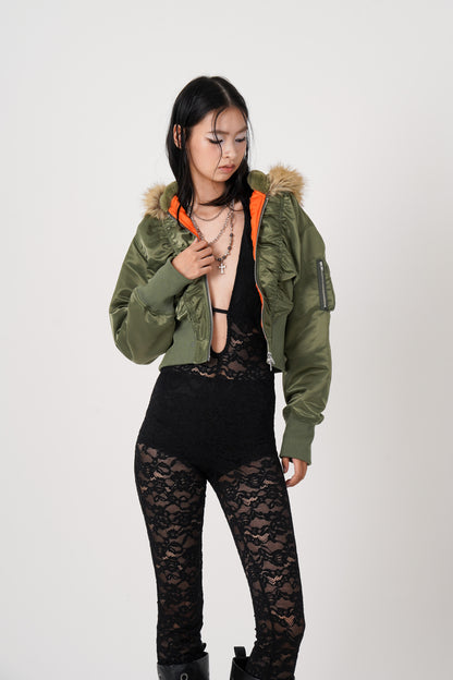 Design Rib N-2B Jacket (khaki)