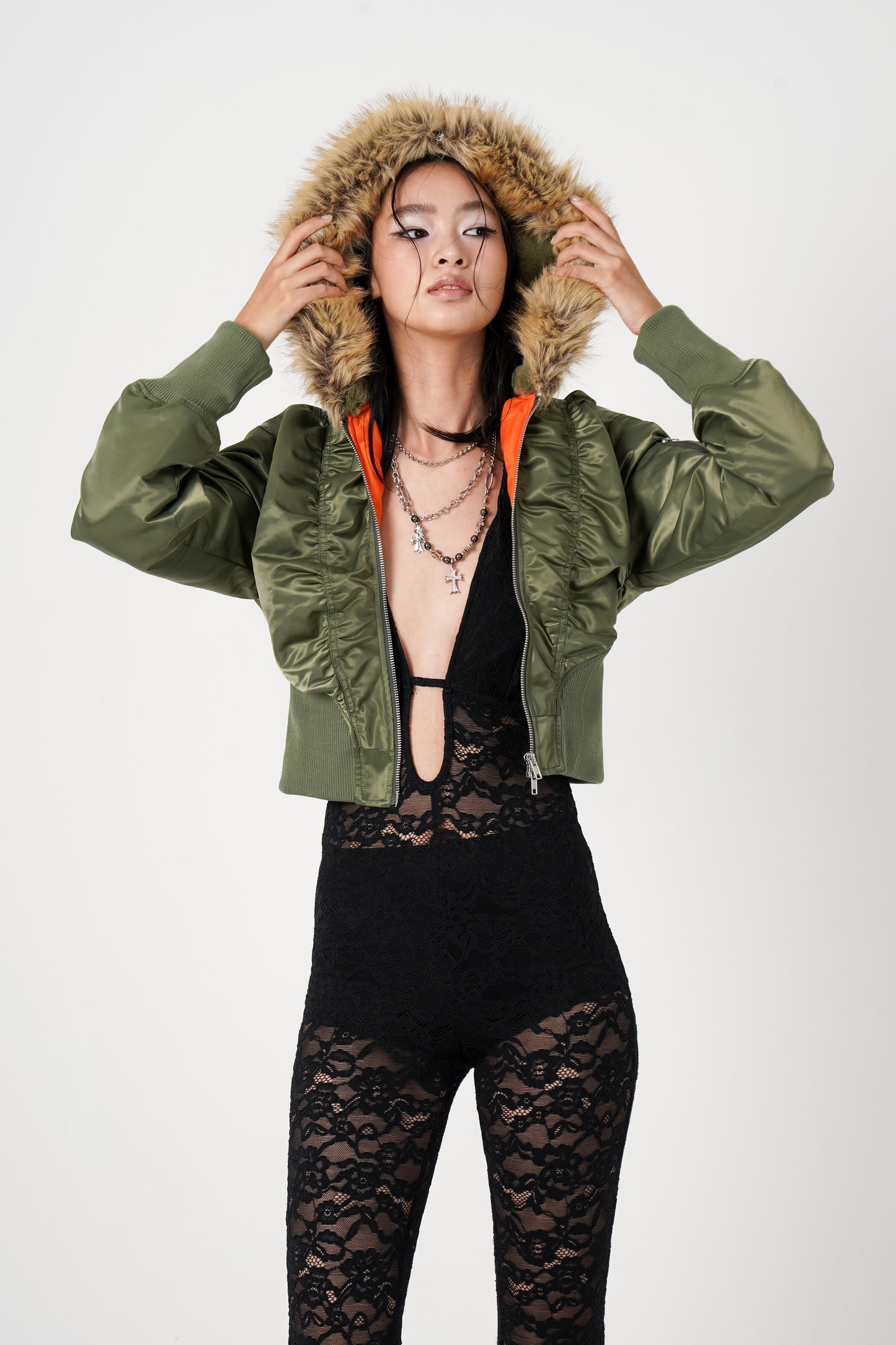 Design Rib N-2B Jacket (khaki)