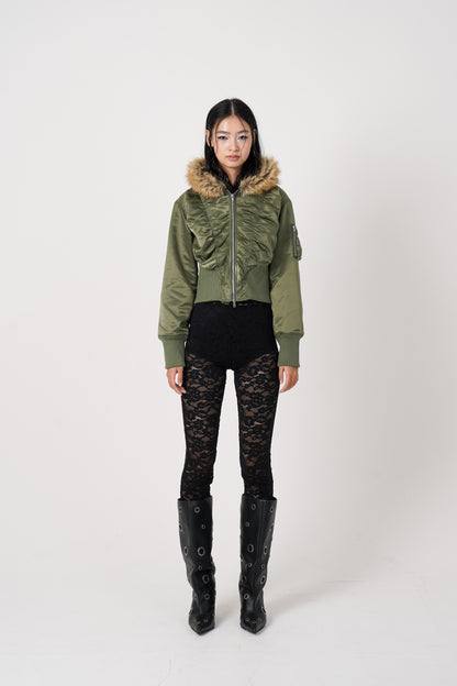 Design Rib N-2B Jacket (khaki)