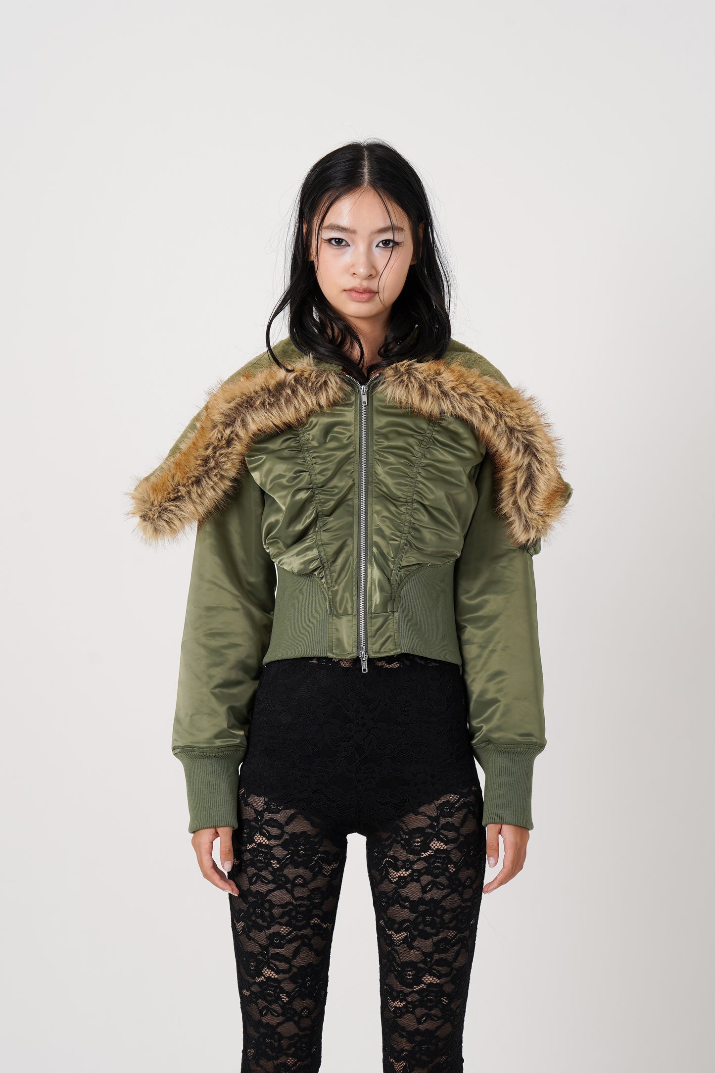 Design Rib N-2B Jacket (khaki)