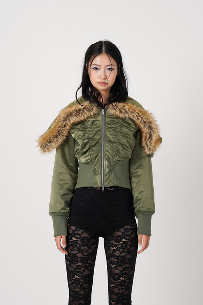Design Rib N-2B Jacket (khaki)
