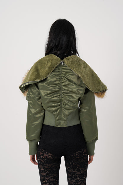 Design Rib N-2B Jacket (khaki)