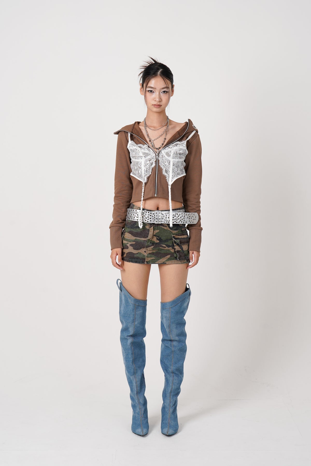 Lingerie docking Hoodie（cocoa）