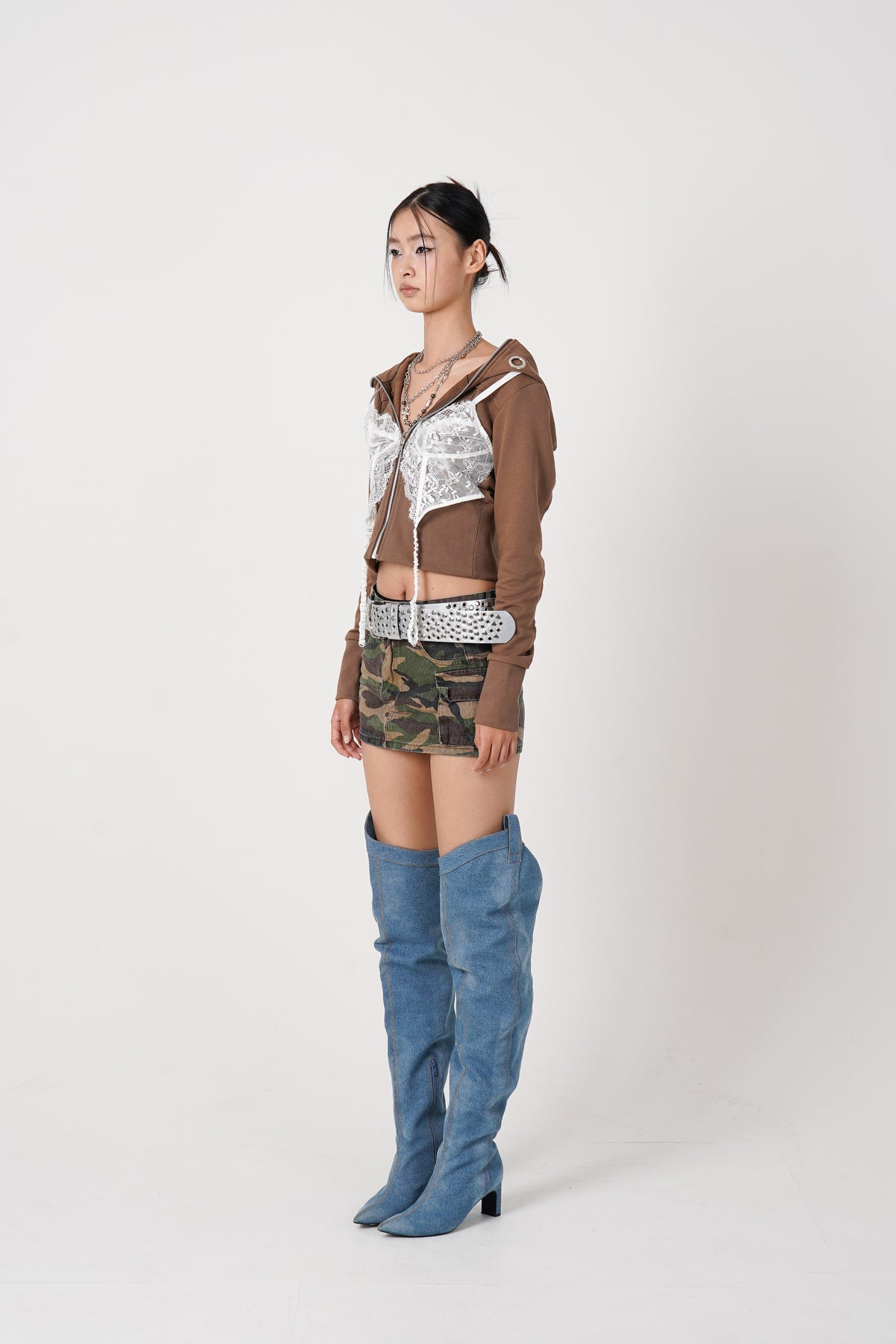 Lingerie docking Hoodie（cocoa）