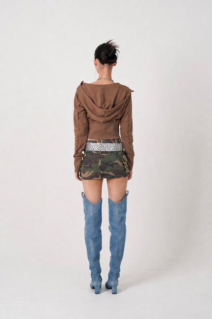 Lingerie docking Hoodie（cocoa）