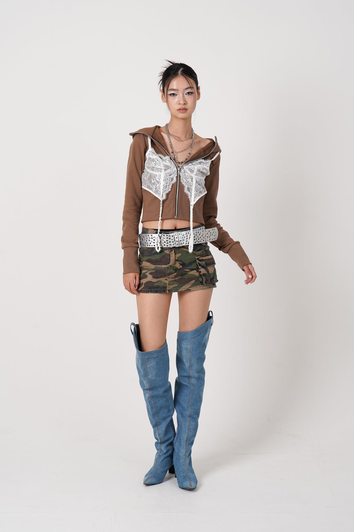 Lingerie docking Hoodie（cocoa）