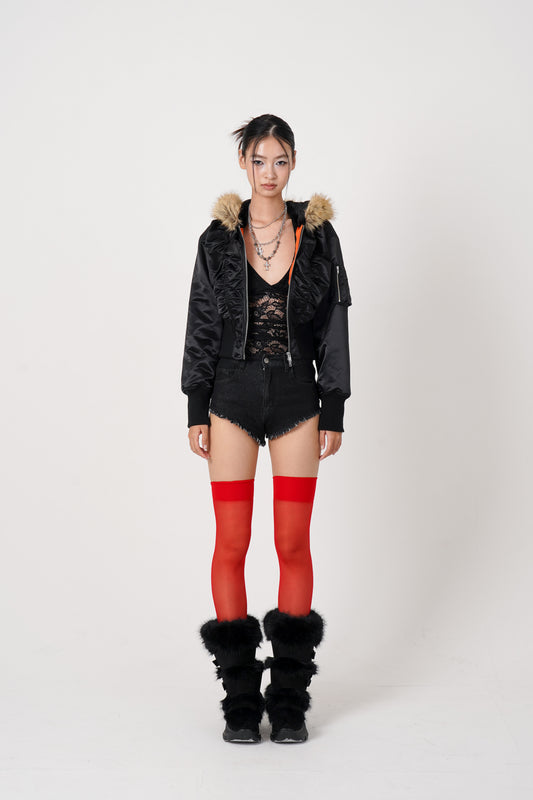 Design Rib N-2B Jacket (black)