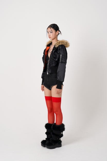 Design Rib N-2B Jacket (black)