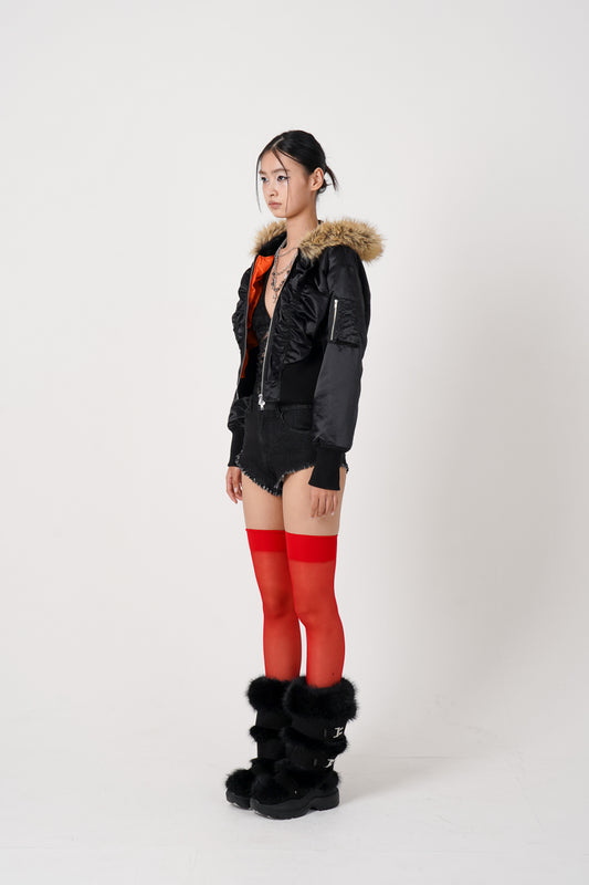 Design Rib N-2B Jacket (black)