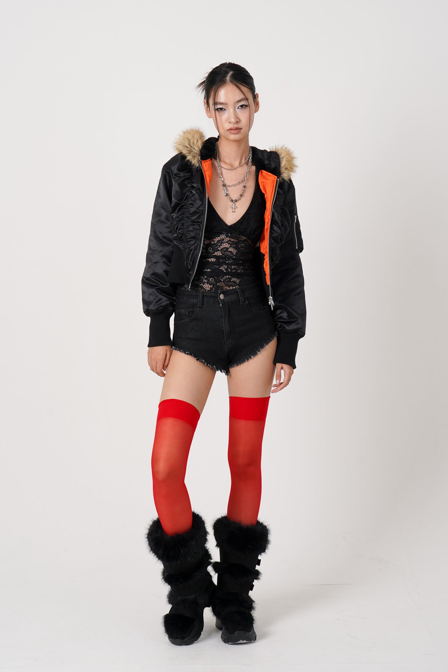 Design Rib N-2B Jacket (black)