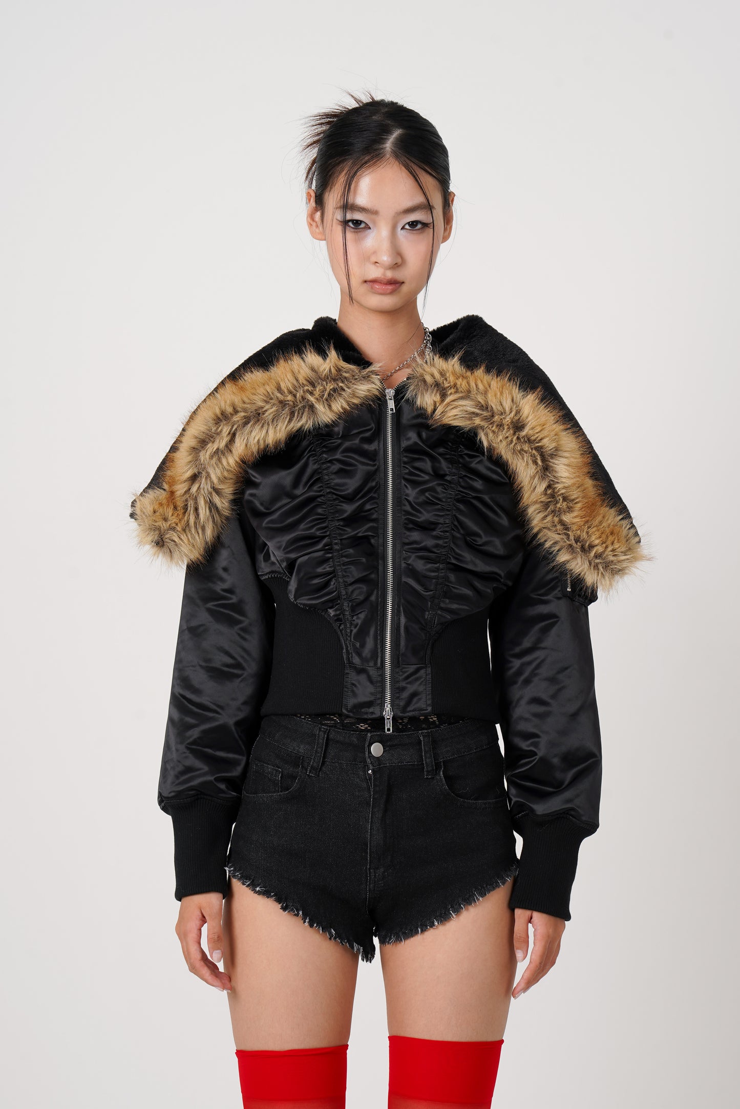 Design Rib N-2B Jacket (black)