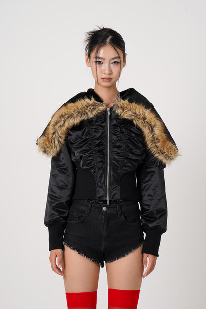 Design Rib N-2B Jacket (black)