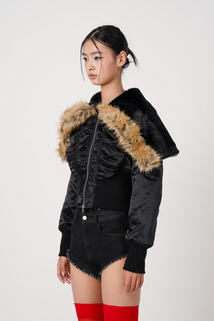 Design Rib N-2B Jacket (black)