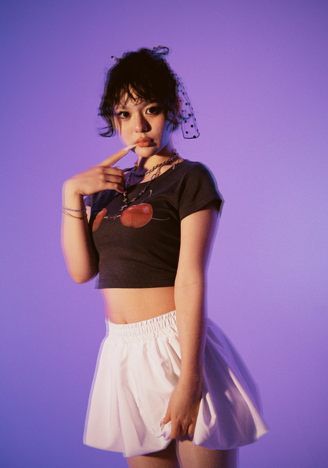 Cherry Bra T -Shirt