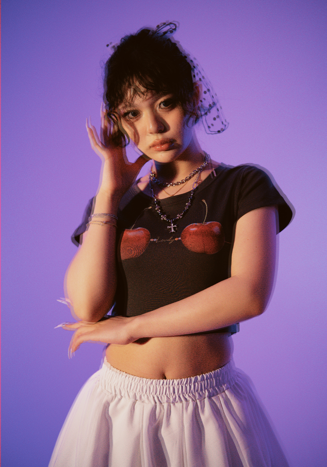 Cherry Bra T -Shirt
